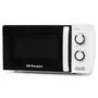 Orbegozo MIG 2130 Microondas con Grill, 700W y 900W Grill, 20 Litros de Capacidad, Color Blanco, 5 Niveles de Potencia, Función Descongelación, Temporizador 30 Min